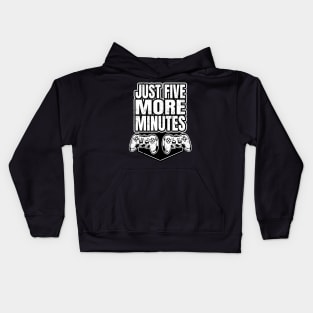 Just Five More Minutes Gamer Kids Hoodie